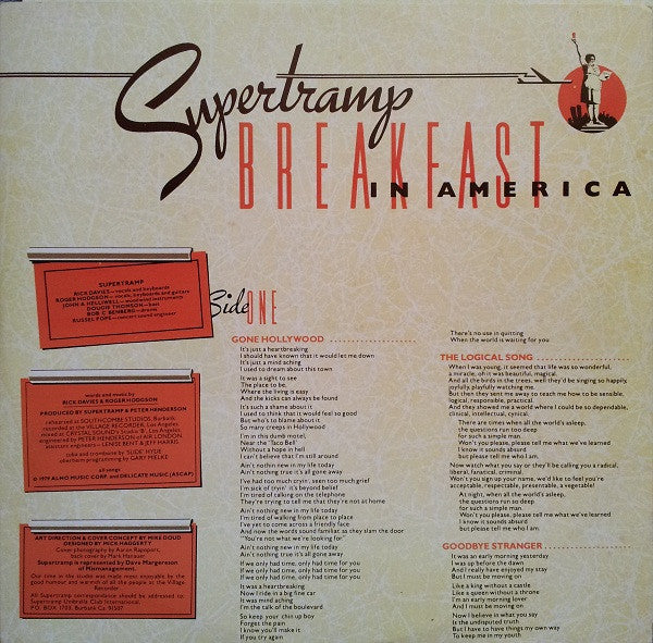 Supertramp – Breakfast In America LP vinyl record, image 3 of 7
