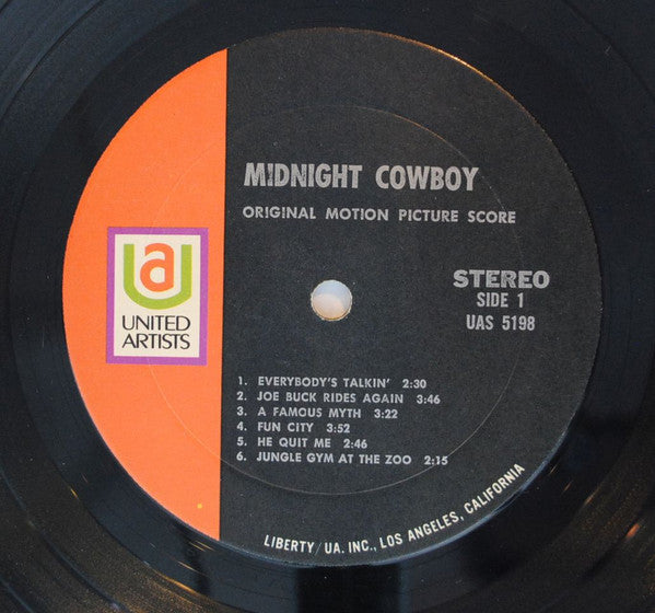 Various – Midnight Cowboy (Original Motion Picture Score) LP vinyl record, image 3 of 4