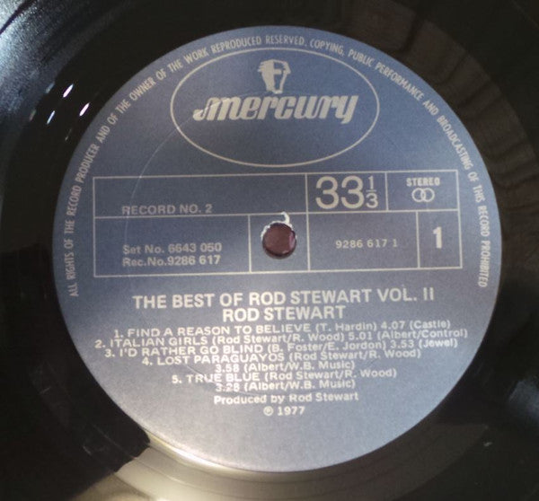 Rod Stewart – The Best Of Rod Stewart Vol. 2 (2xLP) LP vinyl record, image 4 of 5