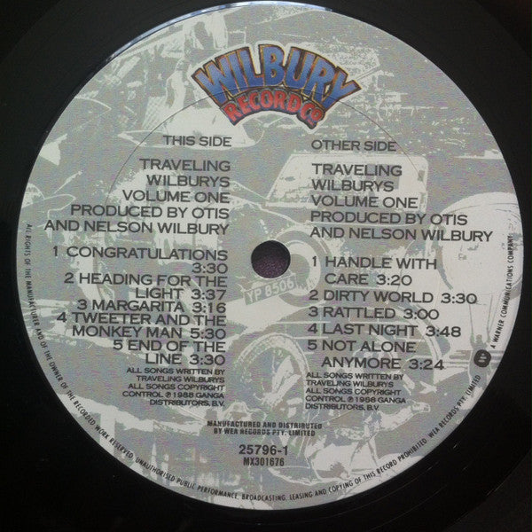 Traveling Wilburys – Volume One LP vinyl record, image 4 of 6