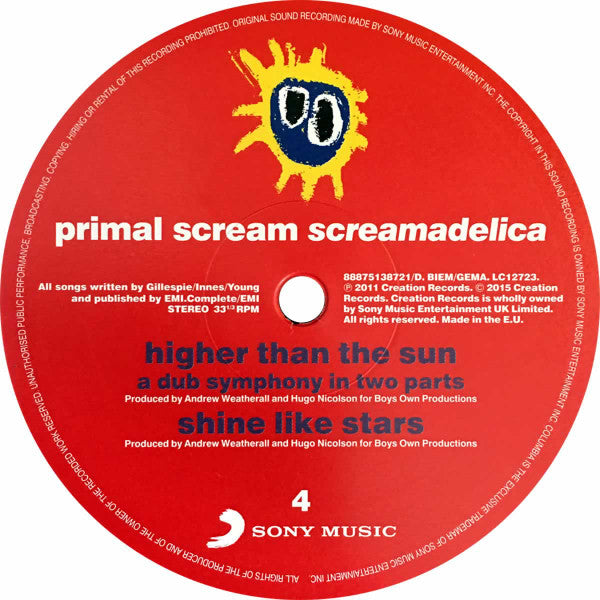 Primal Scream – Screamadelica (2xLP) LP vinyl record, image 7 of 9
