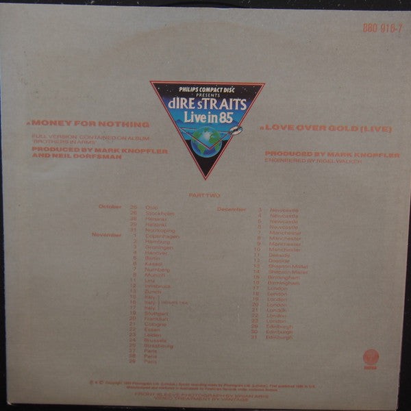 Dire Straits – Money For Nothing 7" vinyl record, image 2 of 4