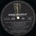 Wings – Wings Greatest LP vinyl record, image 4 of 4