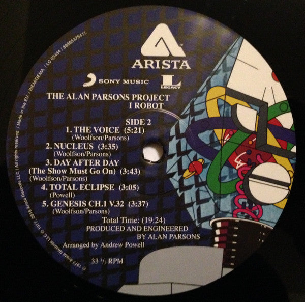 The Alan Parsons Project – I Robot LP vinyl record, image 5 of 9