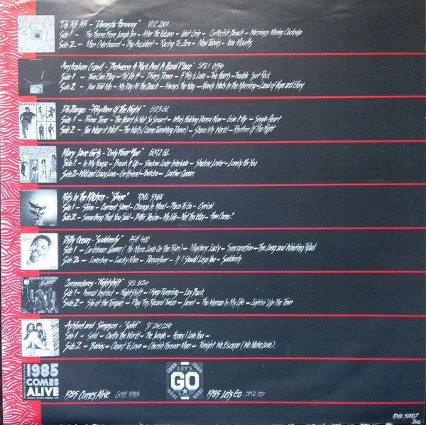 Various – 1985 On Fire LP vinyl record, image 4 of 6