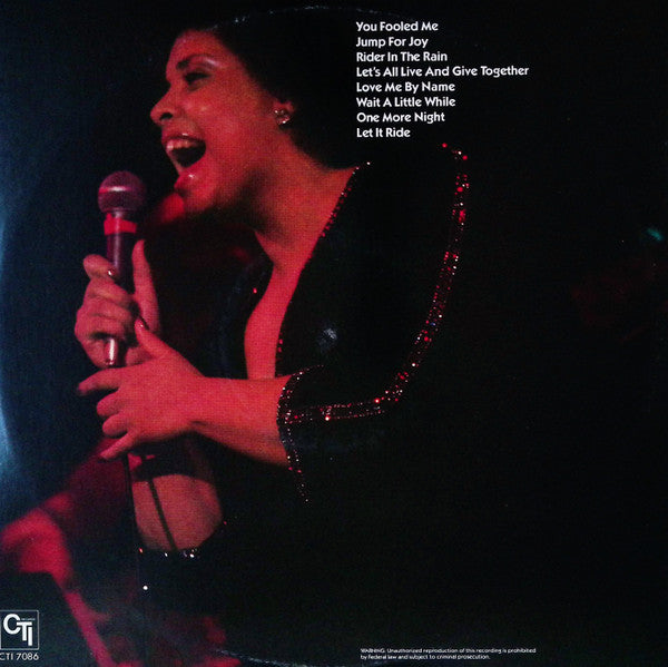 Patti Austin – Live At The Bottom Line LP vinyl record, image 4 of 6