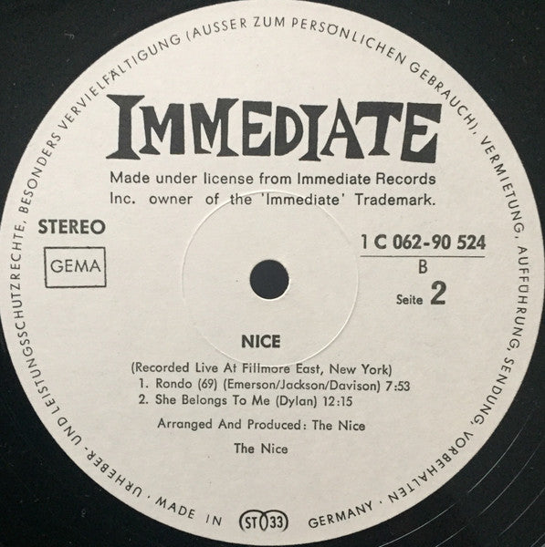 The Nice – Nice LP vinyl record, image 6 of 10