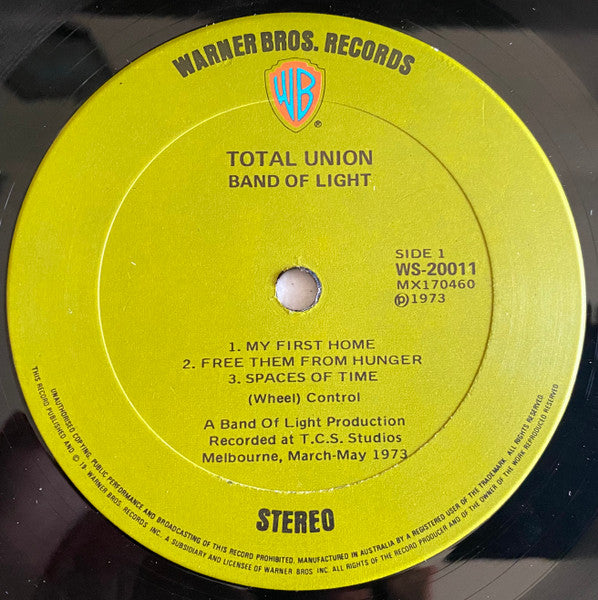 Band Of Light – Total Union LP vinyl record, image 5 of 6