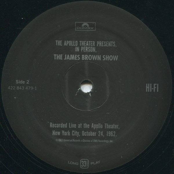 James Brown – 'Live' At The Apollo LP vinyl record, image 4 of 4