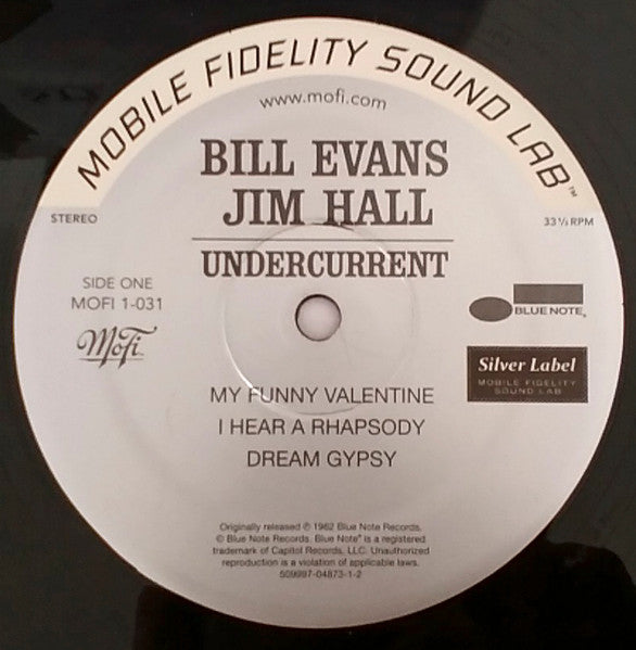 Bill Evans, Jim Hall – Undercurrent LP vinyl record, image 4 of 5