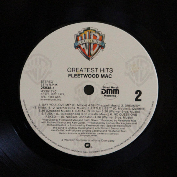 Fleetwood Mac – Greatest Hits LP vinyl record, image 6 of 6