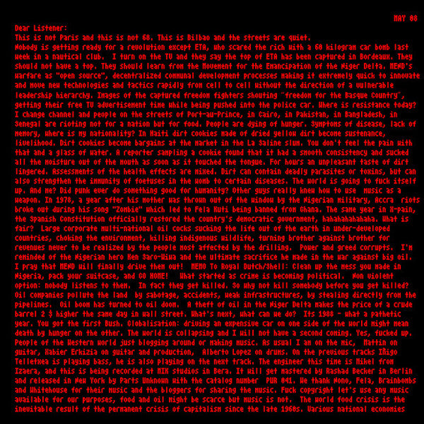 Billy Bao – May 08 LP vinyl record, image 1 of 6