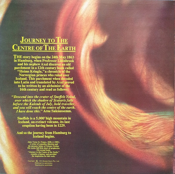 Rick Wakeman – Journey To The Centre Of The Earth LP vinyl record, image 2 of 10