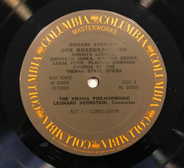 Leonard Bernstein, Wiener Philharmoniker, Christa Ludwig, Gwyneth Jones, Walter Berry, Lucia Popp – Der Rosenkavalier (4xLP) LP vinyl record, image 5 of 10