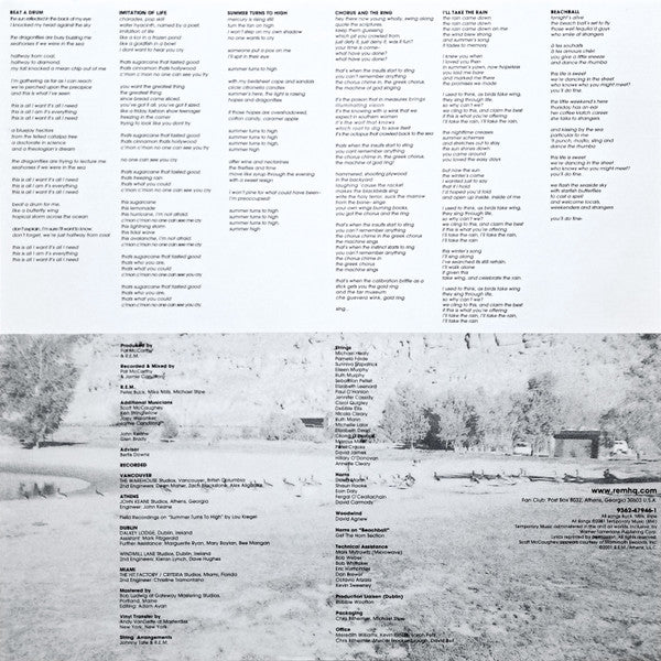 R.E.M. – Reveal LP vinyl record, image 6 of 6