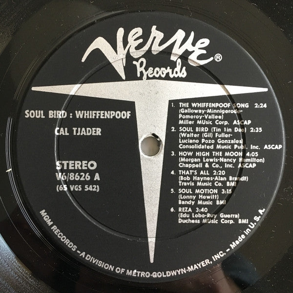 Cal Tjader – Soul Bird: Whiffenpoof LP vinyl record, image 3 of 4