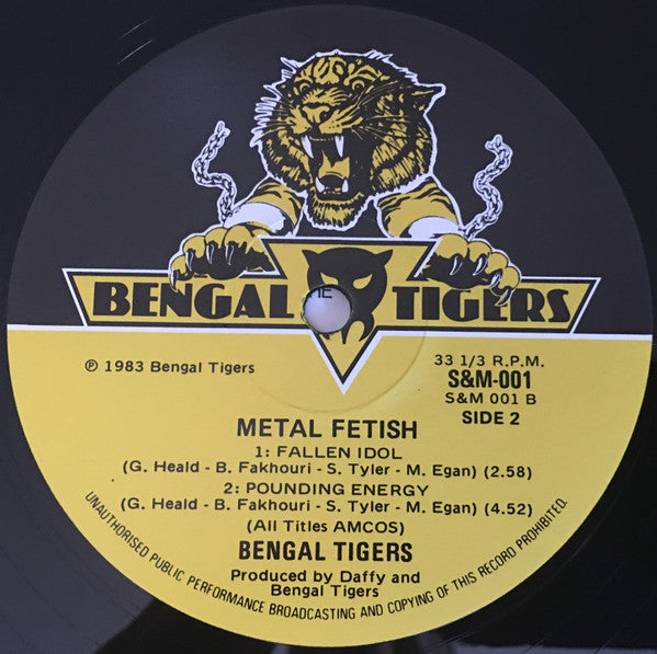 Bengal Tigers – Metal Fetish 12" vinyl record, image 6 of 8