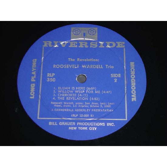 Roosevelt Wardell Trio – The Revelation LP vinyl record, image 4 of 4