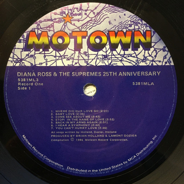 The Supremes – 25th Anniversary (3xLP) LP vinyl record, image 5 of 10