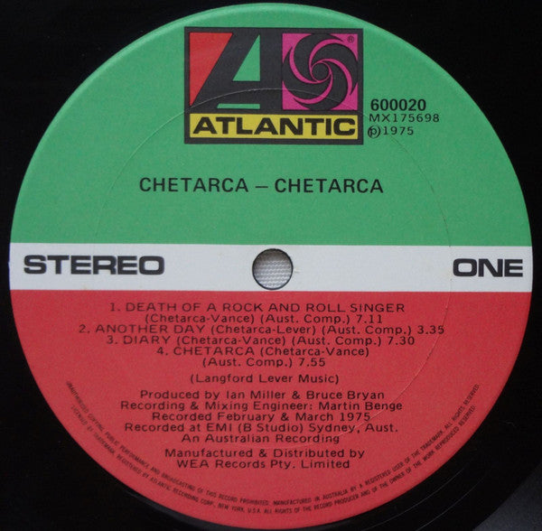 Chetarca – Chetarca LP vinyl record, image 3 of 4