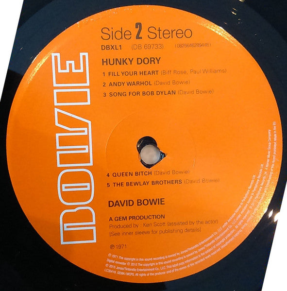 David Bowie – Hunky Dory LP vinyl record, image 4 of 9