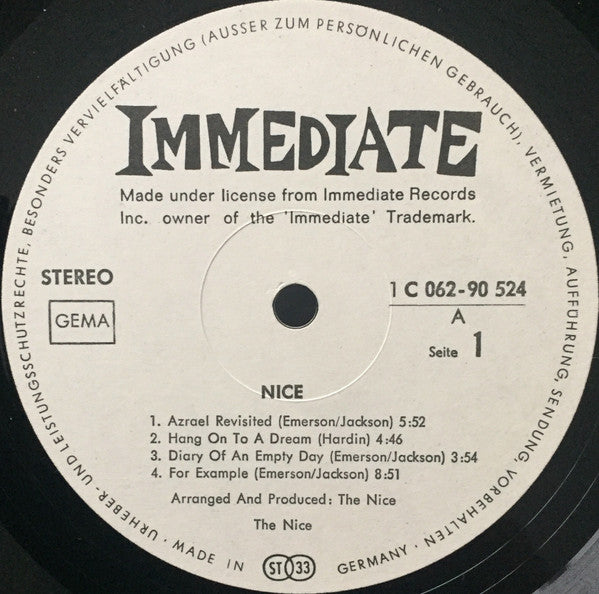 The Nice – Nice LP vinyl record, image 5 of 10