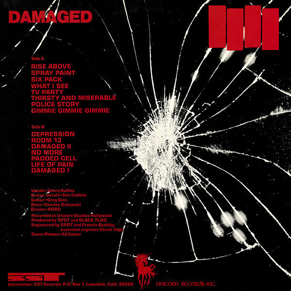 Black Flag – Damaged LP vinyl record, image 2 of 4