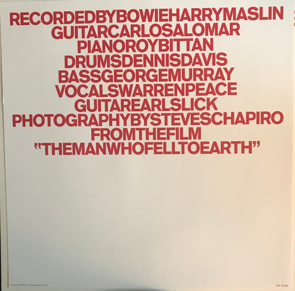 David Bowie – Station To Station LP vinyl record, image 5 of 10