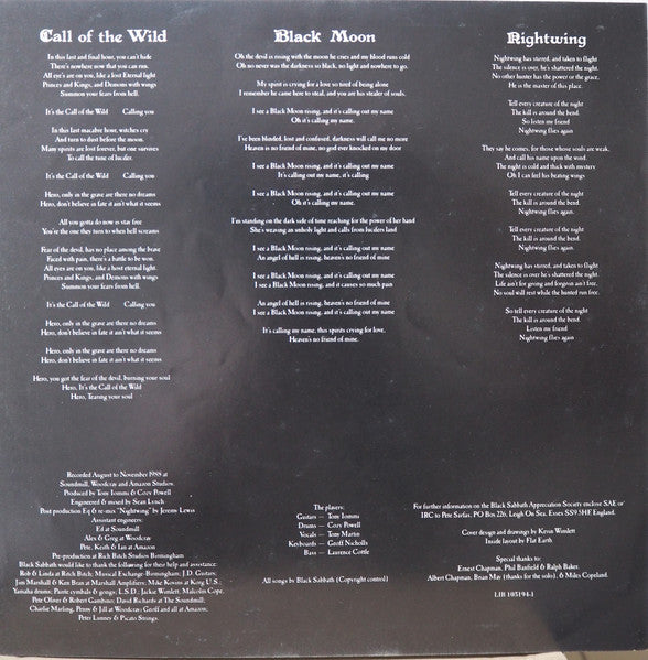 Black Sabbath – Headless Cross LP vinyl record, image 6 of 6