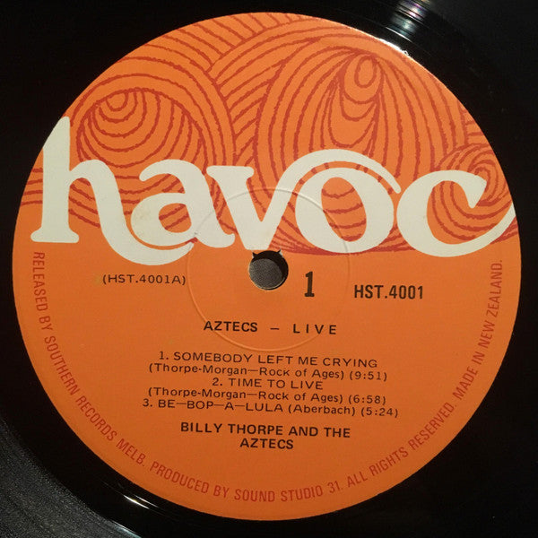 Billy Thorpe And The Aztecs – Live LP vinyl record, image 5 of 6
