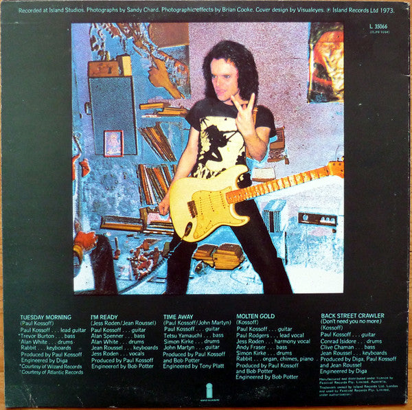 Paul Kossoff – Back Street Crawler LP vinyl record, image 2 of 4