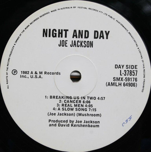 Joe Jackson – Night And Day LP vinyl record, image 4 of 6