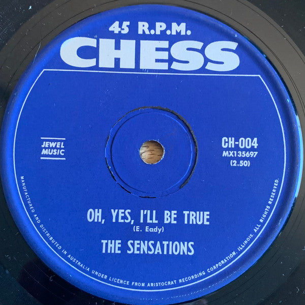 The Sensations – Let Me In 7" vinyl record, image 2 of 3