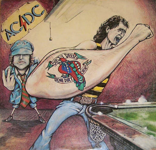 AC/DC – Dirty Deeds Done Dirt Cheap LP vinyl record, image 1 of 4