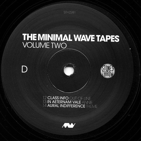 Various – The Minimal Wave Tapes Volume Two (2xLP) LP vinyl record, image 6 of 10