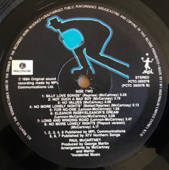 Paul McCartney – Give My Regards To Broad Street LP vinyl record, image 6 of 8