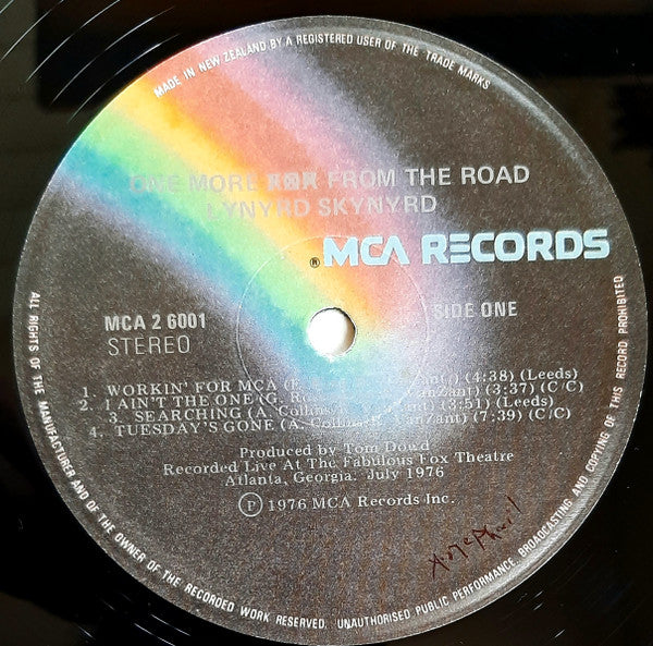 Lynyrd Skynyrd – One More From The Road (2xLP) LP vinyl record, image 4 of 7
