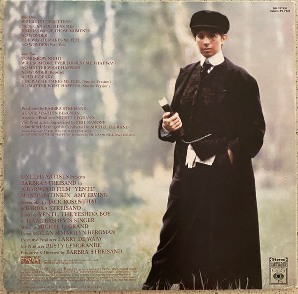 Barbra Streisand – Yentl - Original Motion Picture Soundtrack LP vinyl record, image 2 of 8