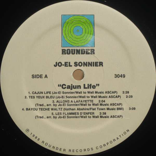 Jo-El Sonnier – Cajun Life LP vinyl record, image 3 of 4