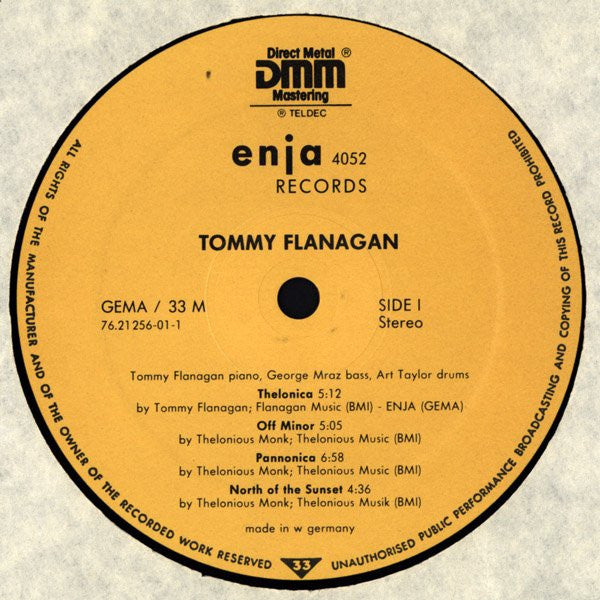 Tommy Flanagan – Thelonica LP vinyl record, image 3 of 4