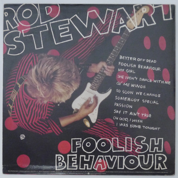 Rod Stewart – Foolish Behaviour LP vinyl record, image 2 of 8