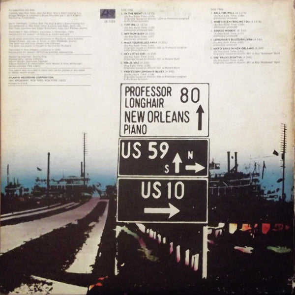 Professor Longhair – New Orleans Piano LP vinyl record, image 2 of 10