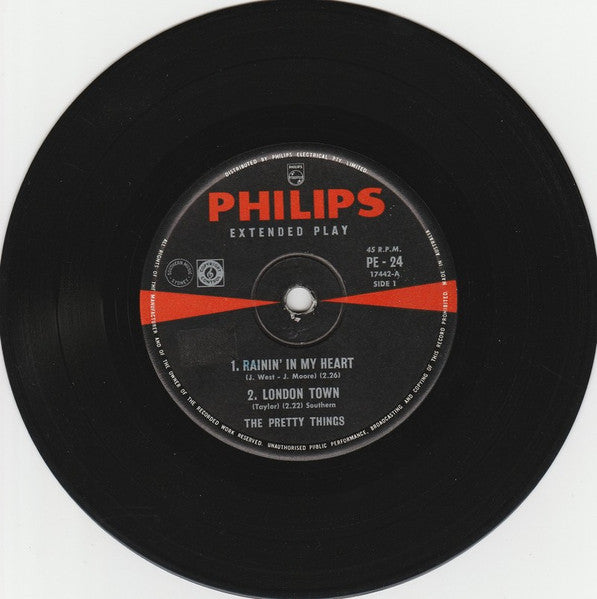 The Pretty Things – Rainin'In My Heart 7" vinyl record, image 3 of 4