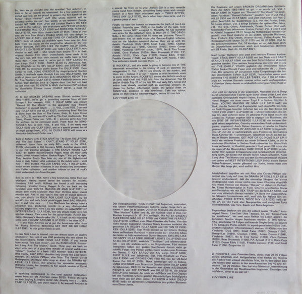 The Slickee Boys – Cybernetic Dreams Of Pi LP vinyl record, image 5 of 6