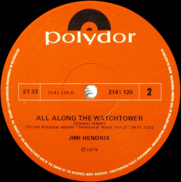 Jimi Hendrix – Gloria 12" vinyl record, image 3 of 3