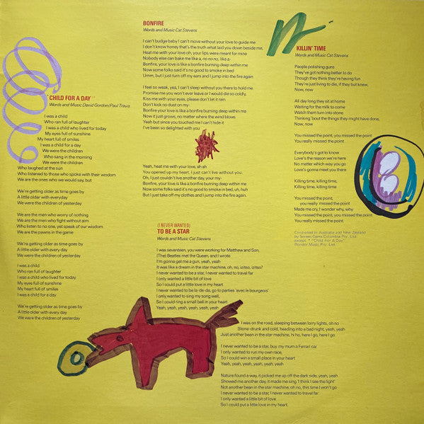 Cat Stevens – Izitso LP vinyl record, image 3 of 7