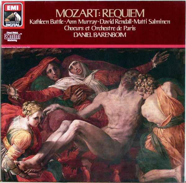 Wolfgang Amadeus Mozart, Kathleen Battle, Ann Murray, David Rendall, Matti Salminen, Chœur De L'Orchestre De Paris, Orchestre De Paris – Requiem LP vinyl record, image 1 of 5
