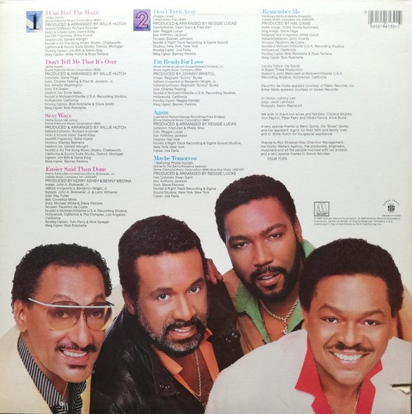 Four Tops – Magic LP vinyl record, image 2 of 4