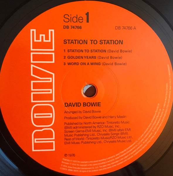 David Bowie – Station To Station LP vinyl record, image 3 of 10