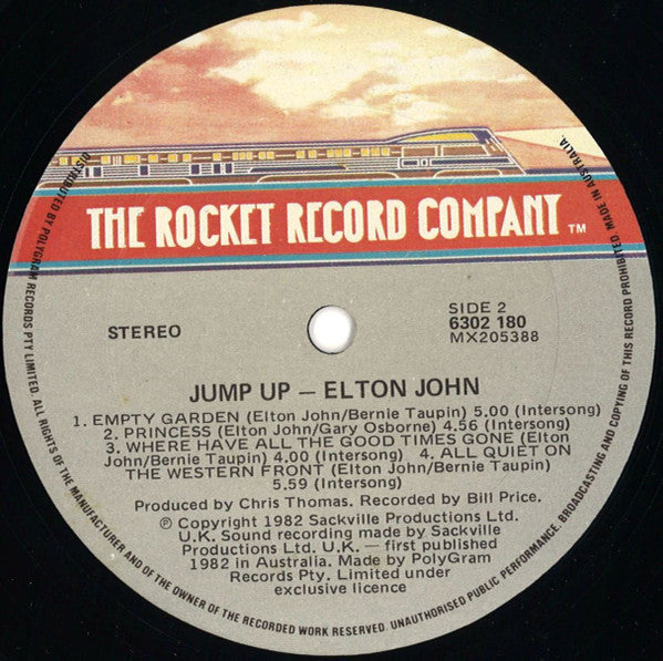 Elton John – Jump Up! LP vinyl record, image 5 of 5